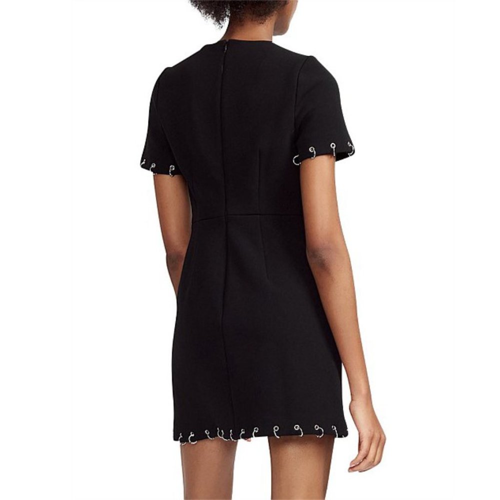 MAJE Black Dress with Piercings Neoprene - Picture 2 of 13